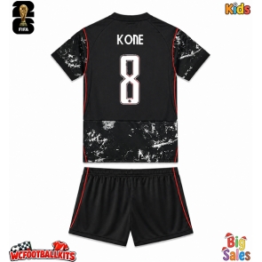 Canada Ismael Kone #8 Replica Away Stadium Kit for Kids World Cup 2026 Short Sleeve (+ pants)